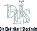 Logotyp för Din Elektriker i Stockholm AB