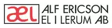 Logotyp för Alf Ericson Elektriska i Lerum AB