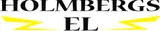 Logotyp för Holmbergs EL AB