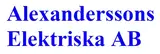 Logotyp för Alexanderssons Elektriska AB