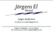 Logotyp för Jörgens El I Båstad AB