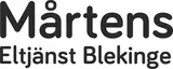 Logotyp för Mårtens eltjänst Blekinge AB