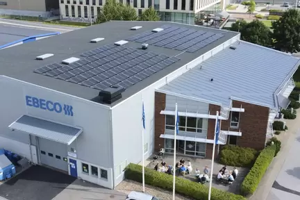 Hållbarhetsarbete - Solceller på tak